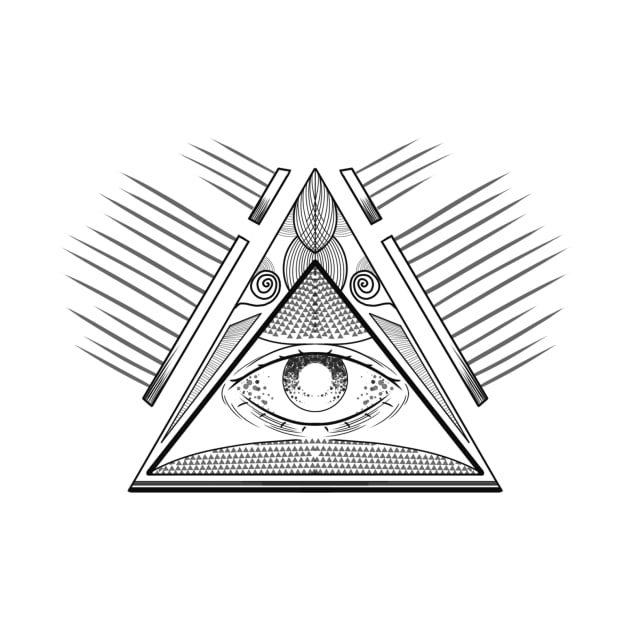 Illuminati Illuminating Sight All Seeing Eye by Atomus