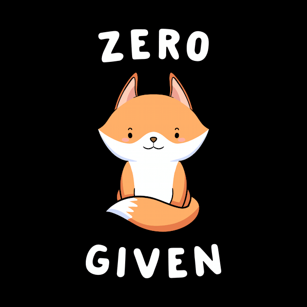 Zero Fox Given by fizzyllama