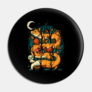 Flash to The Moon Pin