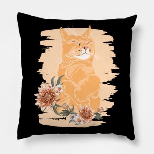 Cat Lovers Cat Girlfriend Cat Daddy Cat Mom Funny Cat Pillow