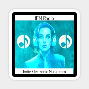 IEM Radio Design 1.0 Indie Electronic Music Radio Magnet