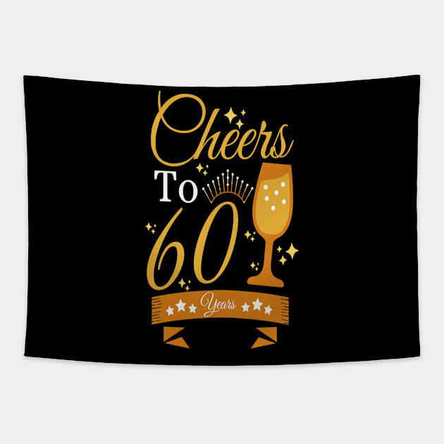 Cheers to 60 years Tapestry by JustBeSatisfied