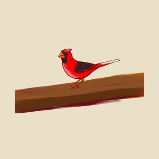 Cardinal on a branch T-Shirt