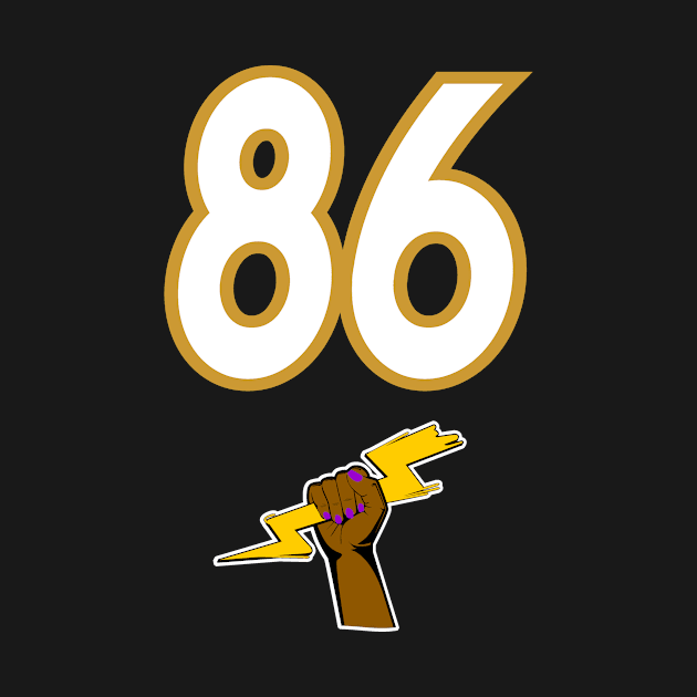 Putting Some Respect On The Steelers' All-Time Leading Wide Receiver Number 86 for Women! by Touching Lives Urban Apparel