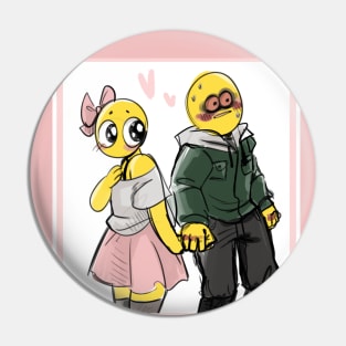 Cursed Emoji Couple Pin