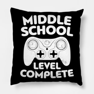 Middle School Level Complete Tshirt Class Of 2020 Gift Pillow