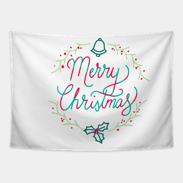 Merry Christmas Tapestry by rayanammmar