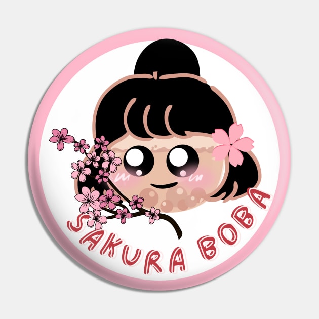 Sakura Boba Pin by Inspire-4-Me