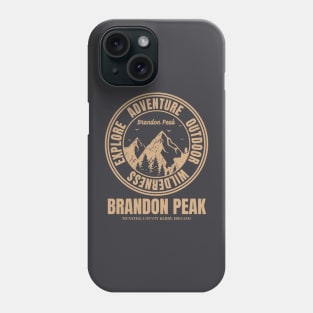 Mountain Hike In Brandon Peak Ireland, Hiker’s HikingTrails Phone Case