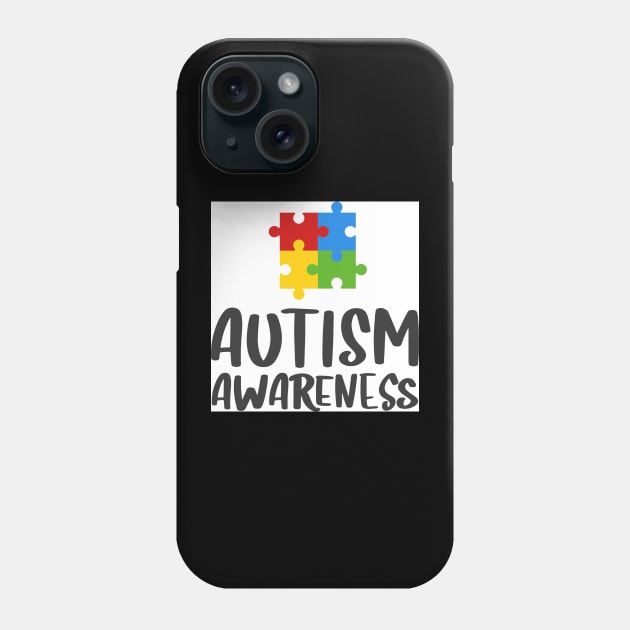 Autism Awareness Puzzle Phone Case by Wanderer Bat