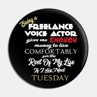 Being a freelance voice actor Pin