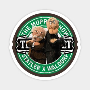 Statler and Waldorf 1975  Vintage Magnet