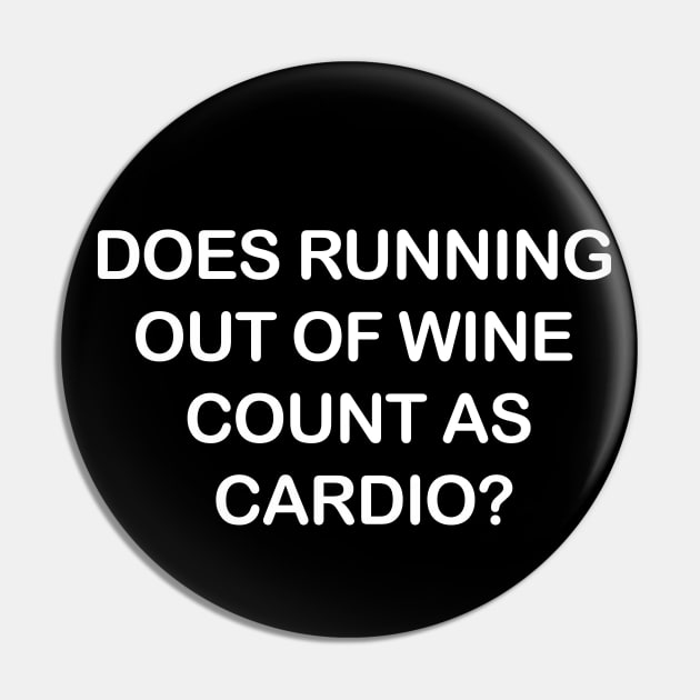 Does Running Out of Wine Count as Cardio? Pin by TheMoonlitPorch