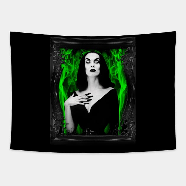 VAMPIRA 3 Tapestry by GardenOfNightmares