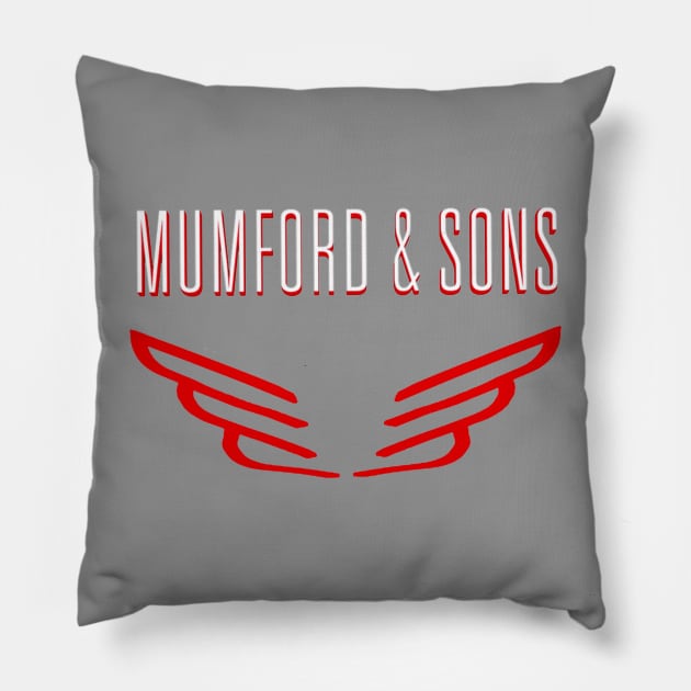 Mumford And Sons Merch Pillow by ariputra