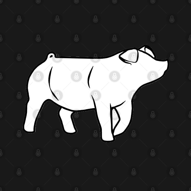 Pig Silhouette 1 - NOT FOR RESALE WITHOUT PERMISSION by l-oh