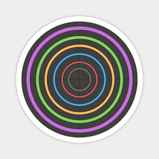 Circle target texture Magnet