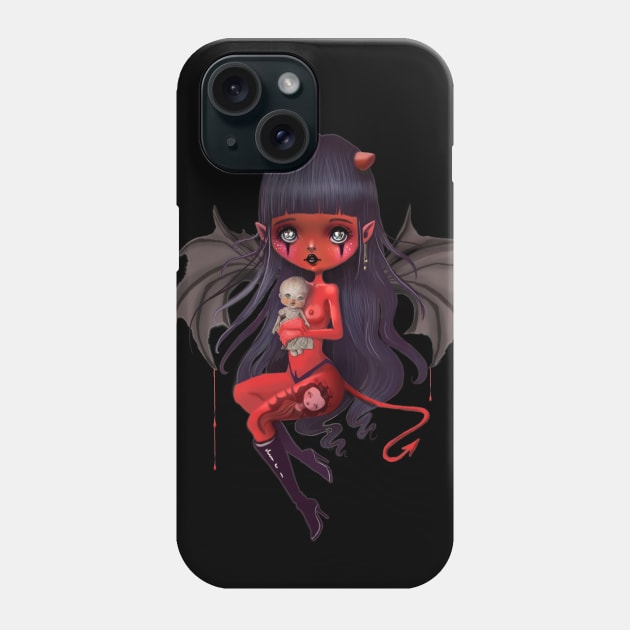 Little cute Devil Phone Case by mapetitepoupee