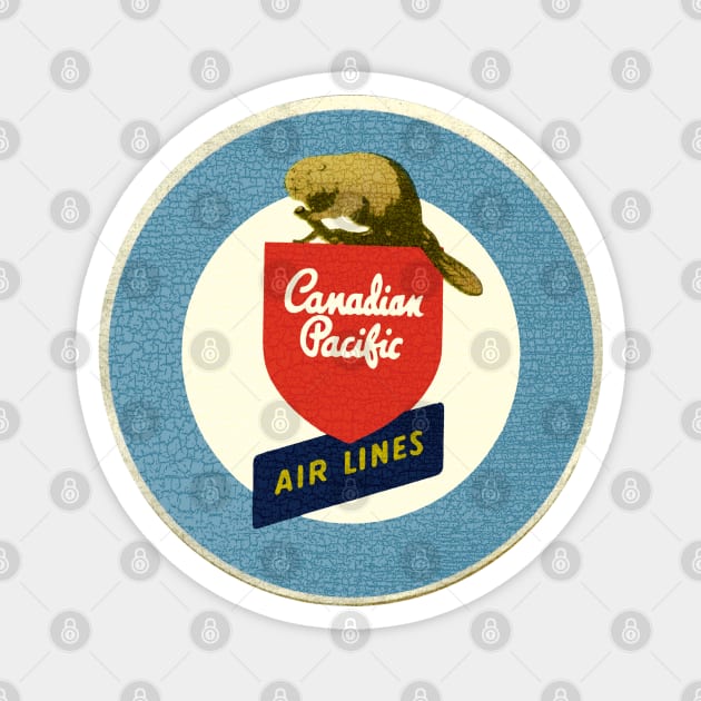 Canadian Pacific Airlines 1 Magnet by Midcenturydave