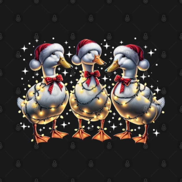 Christmas Ducks by JanaeLarson