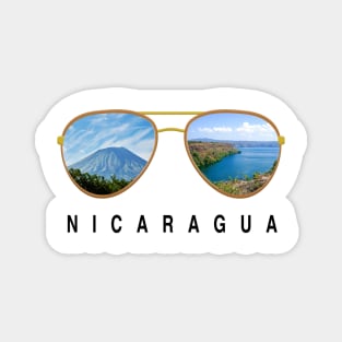 Nicaragua Sunglasses Magnet