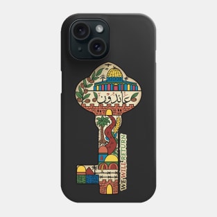 Palestinian Key of Return, Palestine Freedom Human Rights Support Design Phone Case