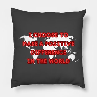 Good vibes in the World Pillow