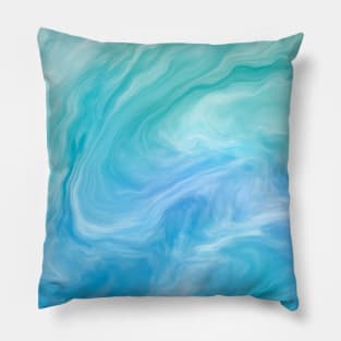 Ocean Abstract Boho Pillow