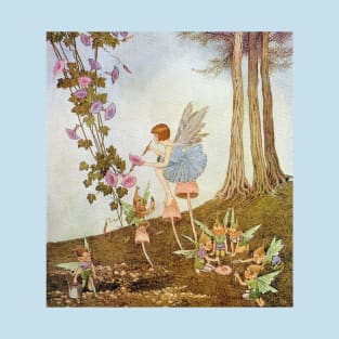 Periwinkle Painting the Petals - Ida Rentoul Outhwaite T-Shirt