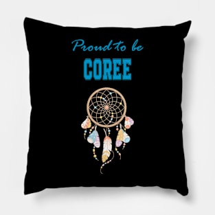 Native American Coree Dreamcatcher 50 Pillow