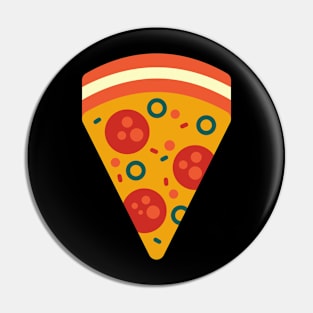 Pizza Illustration Yummy Slice Pin