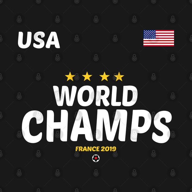 USA World Champs Women's Soccer by Rebrand