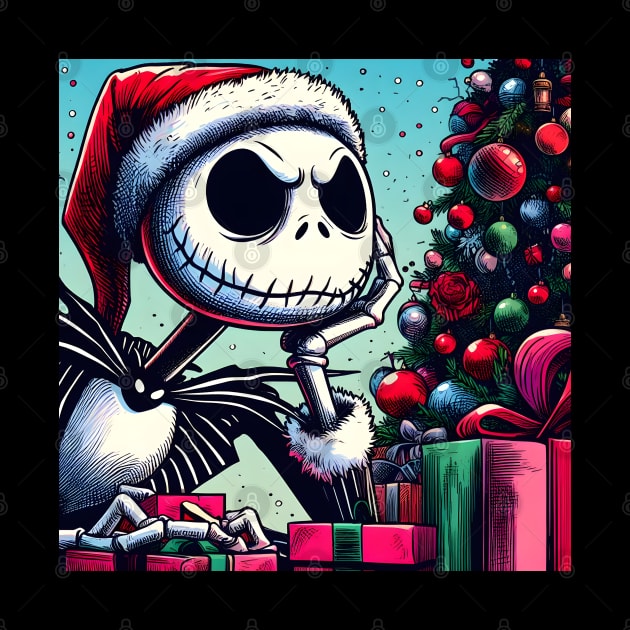 Elevate Your Holidays: Unique Jack Skellington Christmas Art for a Whimsical Celebration! by insaneLEDP