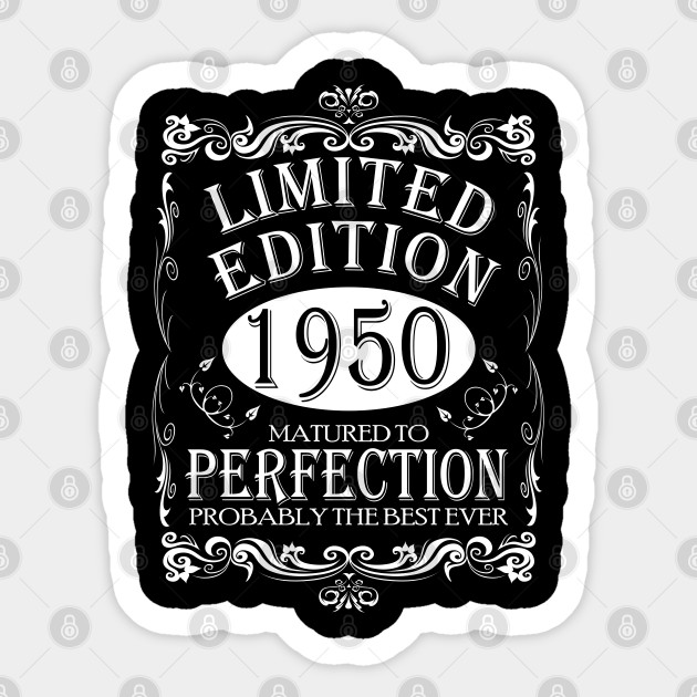 Mens 70th Birthday T Shirt 70th Birthday Gift For Men Year 1950 Gift Seventy Birthday Gift For Dad Born In 1950 Shirt Gift For Father 70th Birthday Gift Sticker Teepublic Au