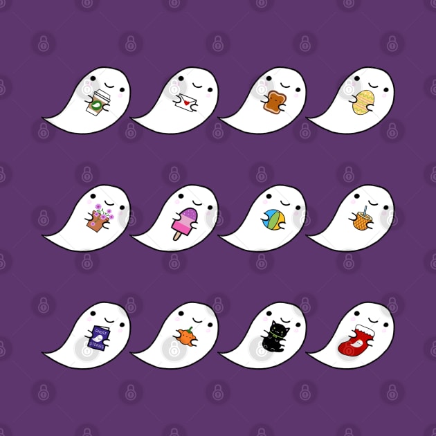 Kawaii Ghost Favourites by marcelinesmith