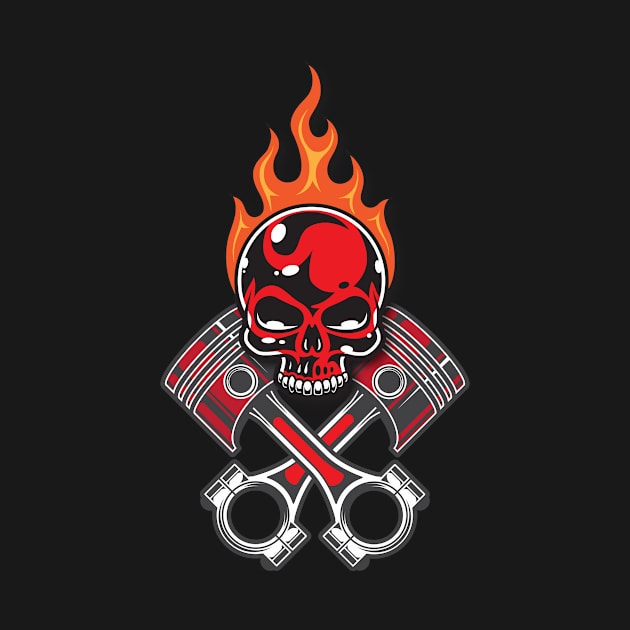 Fire Skull by DavidLoblaw