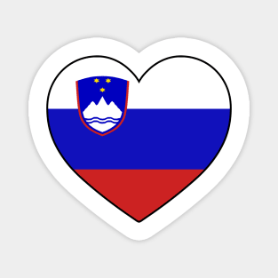 Heart - Slovenia Magnet