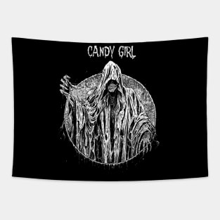 Explore Music Candy Girl Tapestry