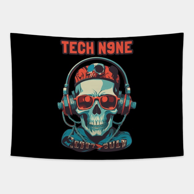 tech n9ne Tapestry by Retro Project