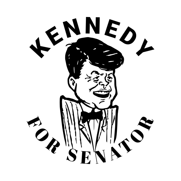 JFK Campaign Button John F Kennedy for Senator 1952 by Yesteeyear