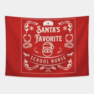 Santa's favorite school nurse Tapestry