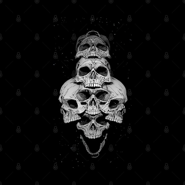 skull cross by Dark_Space