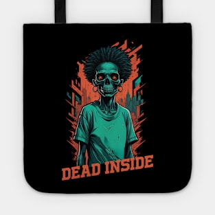 Dead Inside Afro Tote