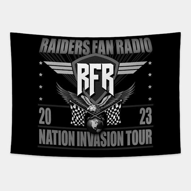 RFR Nation Invasion Tour Tapestry by Raiders Fan Radio swag!