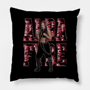 Alba Fyre Pose Name Pillow