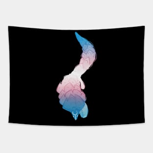 Trans Pangolin Flag Tapestry