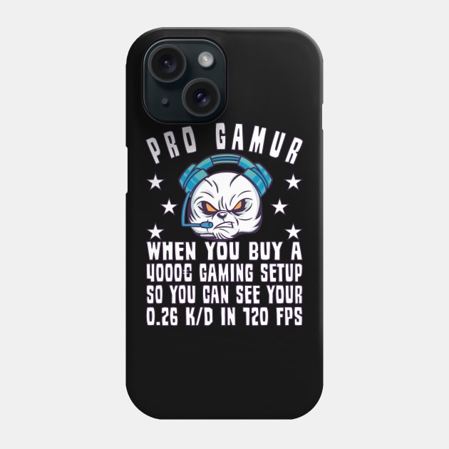 Gamer Gaming Progamer Setup Game Gambling FPS Phone Case by Monstershirts