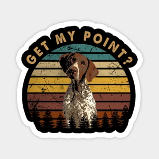 Ears Up, Tail High GSP Elegance, Canine Get My Point Magnet