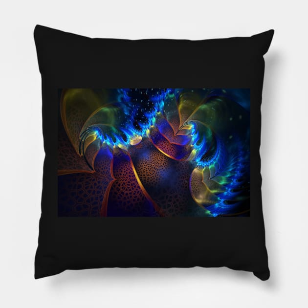 Organic fluorescence Pillow by krinichnaya