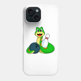 Snake Bowling Bowling ball Phone Case